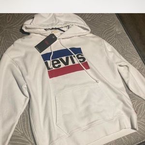 Levi's White Hoodie for Men